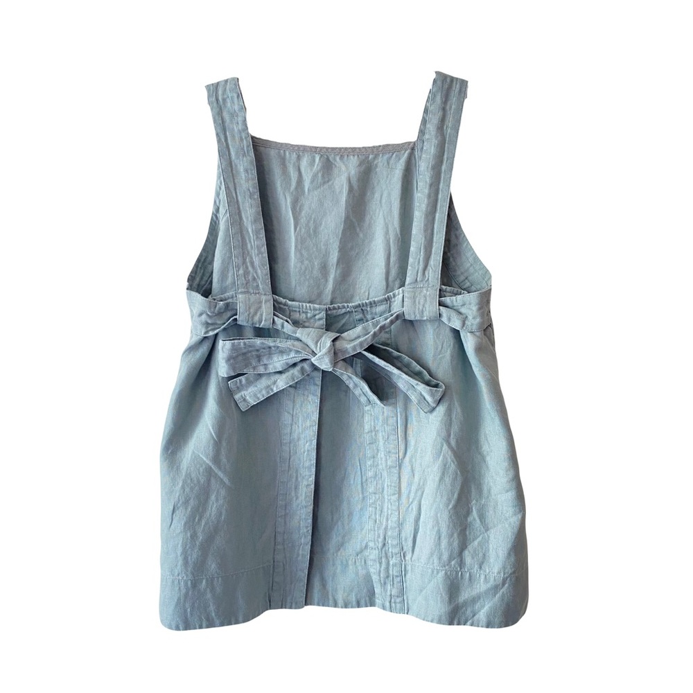 COS Pale Mint Linen Wide-Leg Jumpsuit Set - Picture 4 of 14